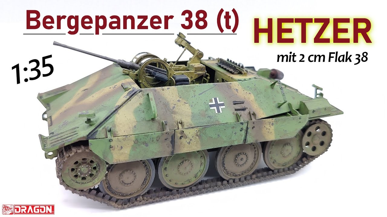 Bergepanzer 38 (t) Hetzer mit 2 cm Flak 38 - 