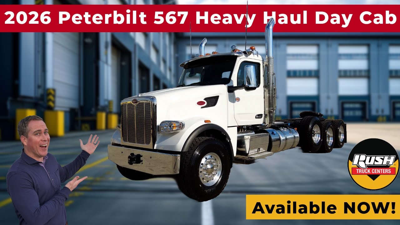 Белый Peterbilt 567 Heavy Haul Day Cab 2026 года выпуска