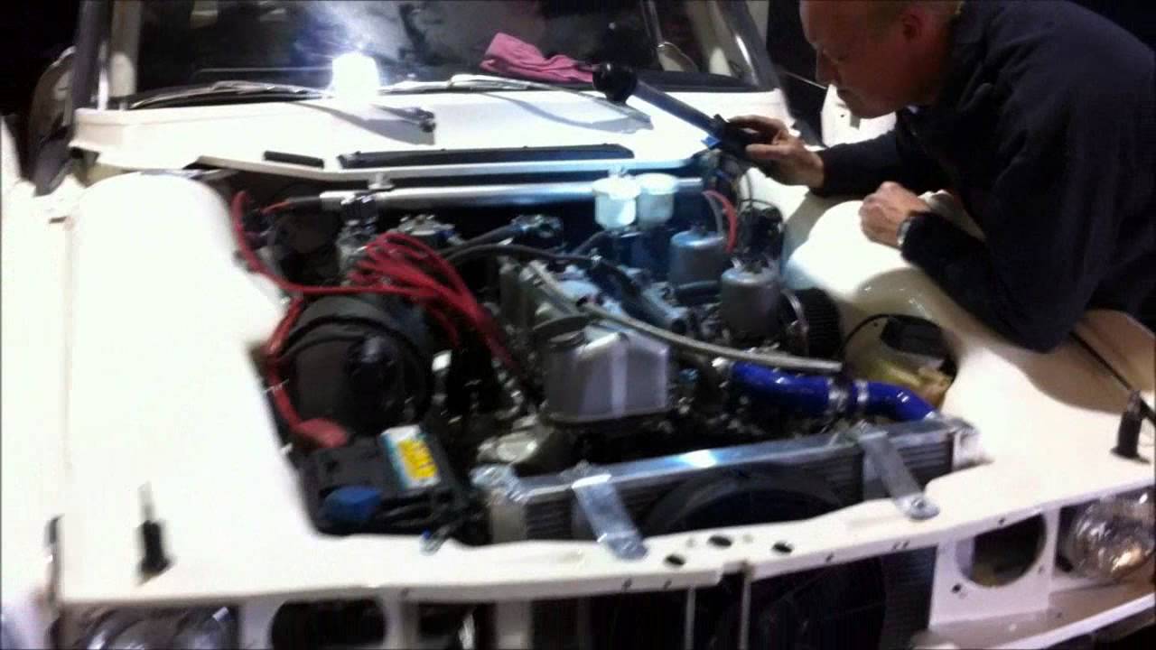 Rover P6 2000TC rally car / first start up