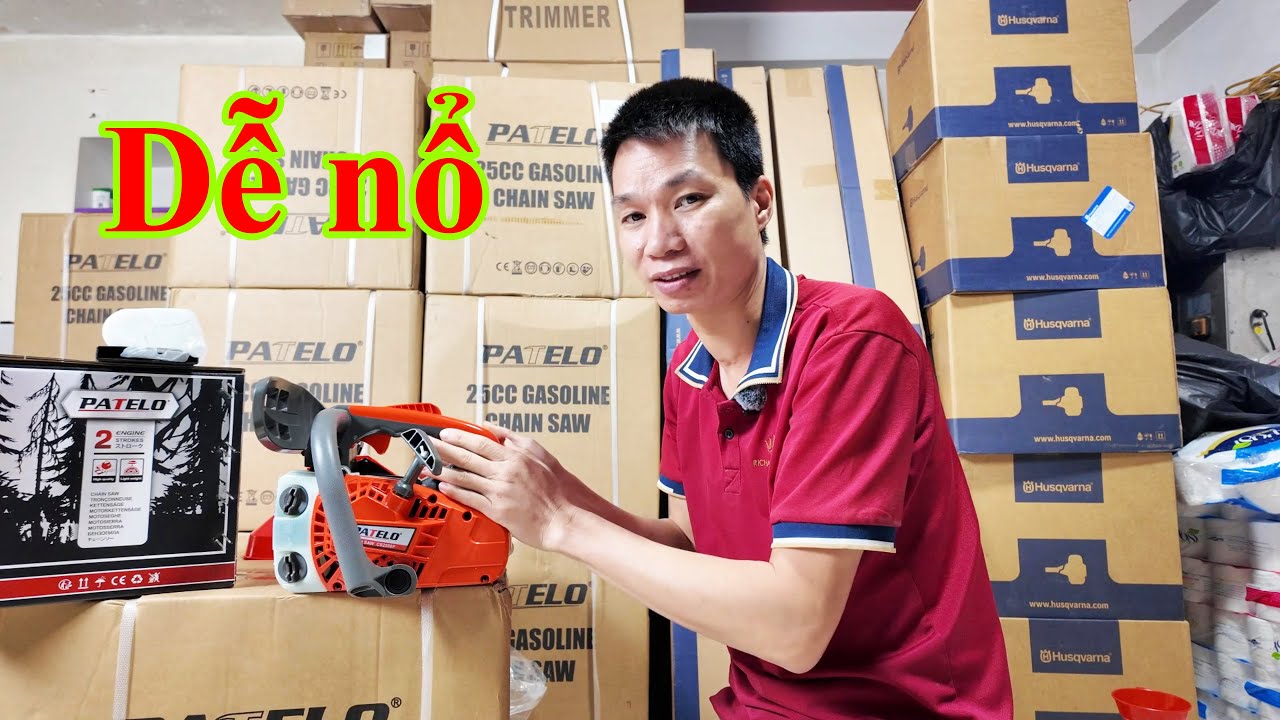 Máy Cưa Xích Mini Patelo Cs2500p Lựa Chọn Tốt Nhất Tầm Giá
