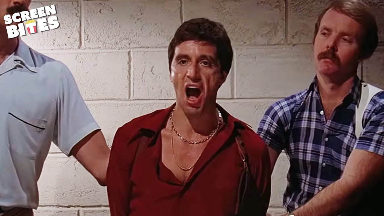 Tony Montana Gets Arrested By The FBI | Scarface (1983) | Screen Bites