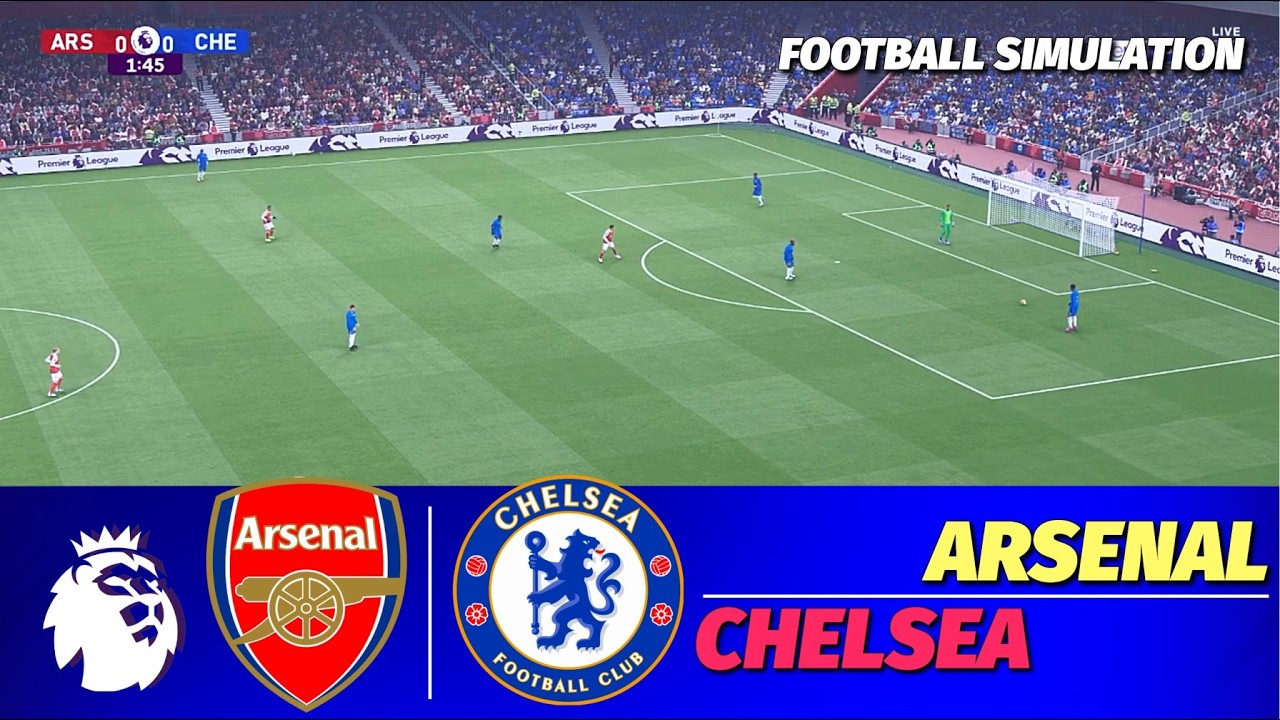 Arsenal vs Chelsea | Premier League 2025/26 | PES 21 Simulation