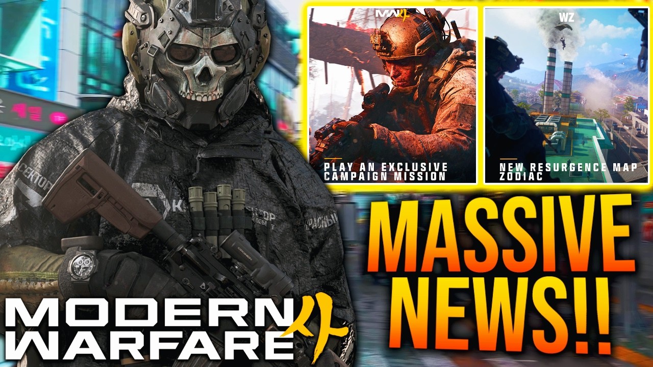 МОЛНИЯ: ПОДТВЕРЖДЕНА БЕТА-ВЕРСИЯ MODERN WARFARE 4 WARZONE, ПЕРВЫЙ ВЗГЛЯД НА КАРТУ ZODIAC И МНОГОЕ...