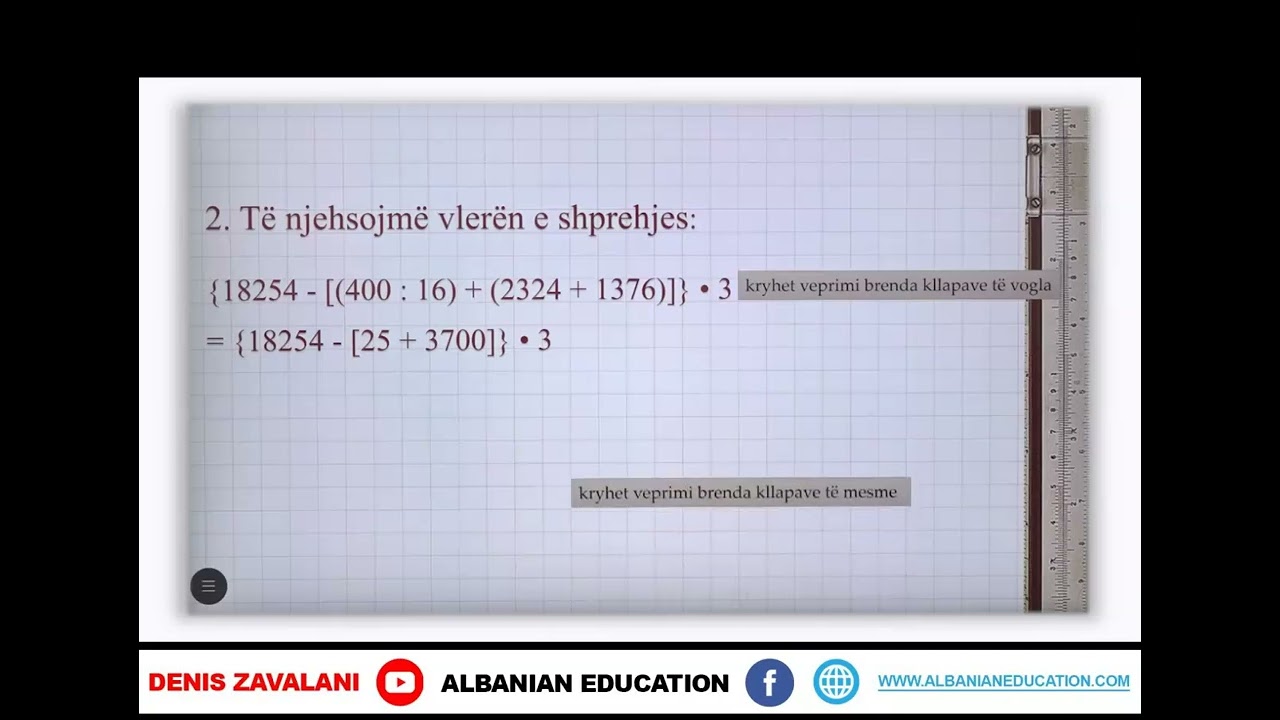 5 02 124 Java 25 Matematikë radha e veprimeve