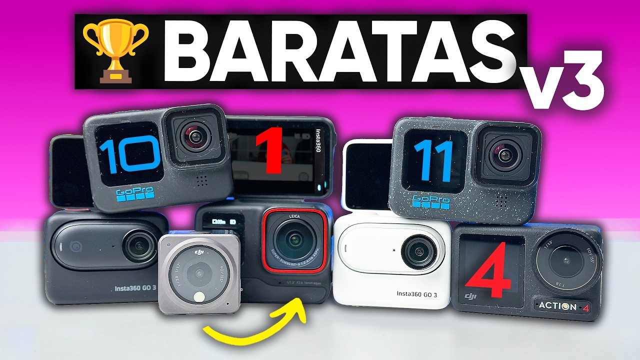Las Mejores C&aacute;maras Deportivas BARATAS de 2025 (v3)