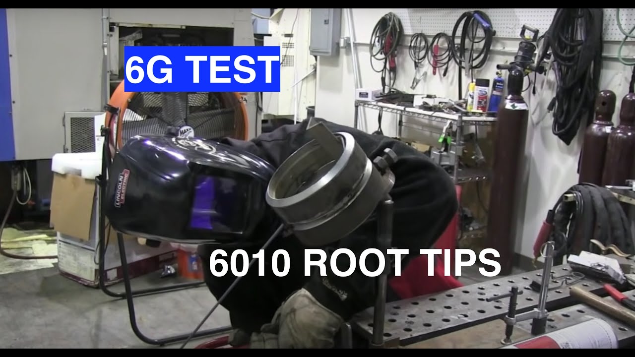 Испытание на сварку труб 6g 6010, корневой проход