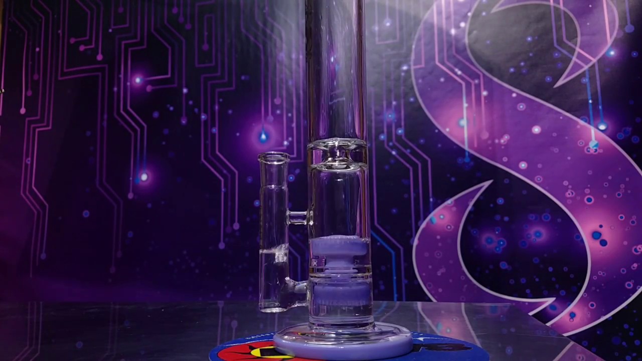 Elev8 Glass Function - Double Pancake Perc Water Pipe