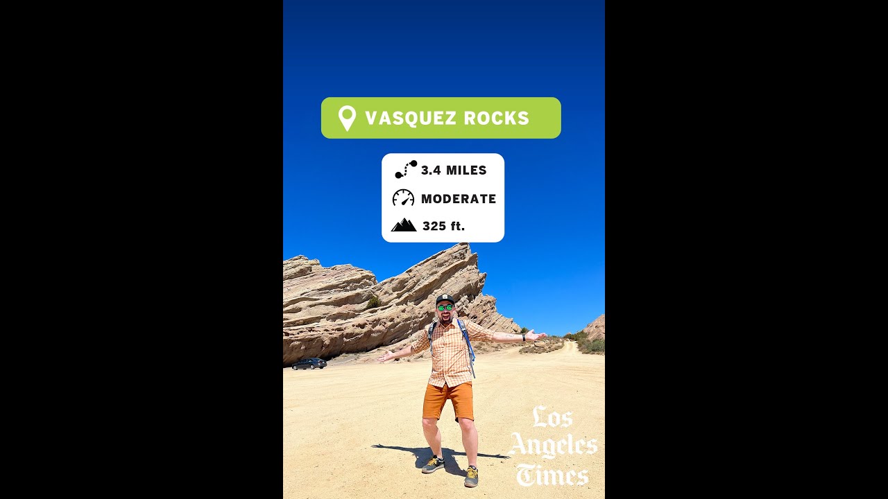 Hiking to Vasquez Rocks #shorts