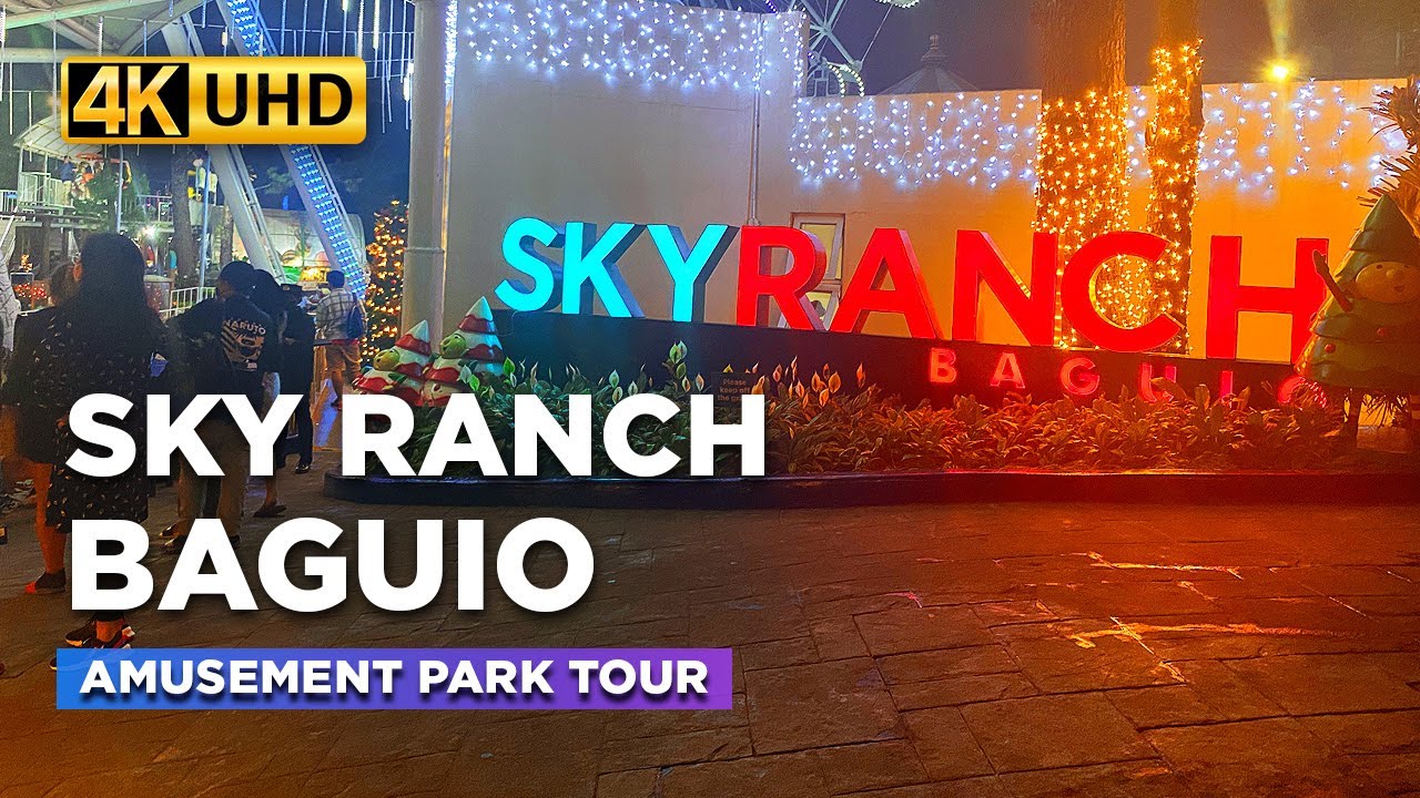 SKY RANCH Baguio Rides & Rates 2023 | Ride All You Can Amusement Park in Philippines【4K】