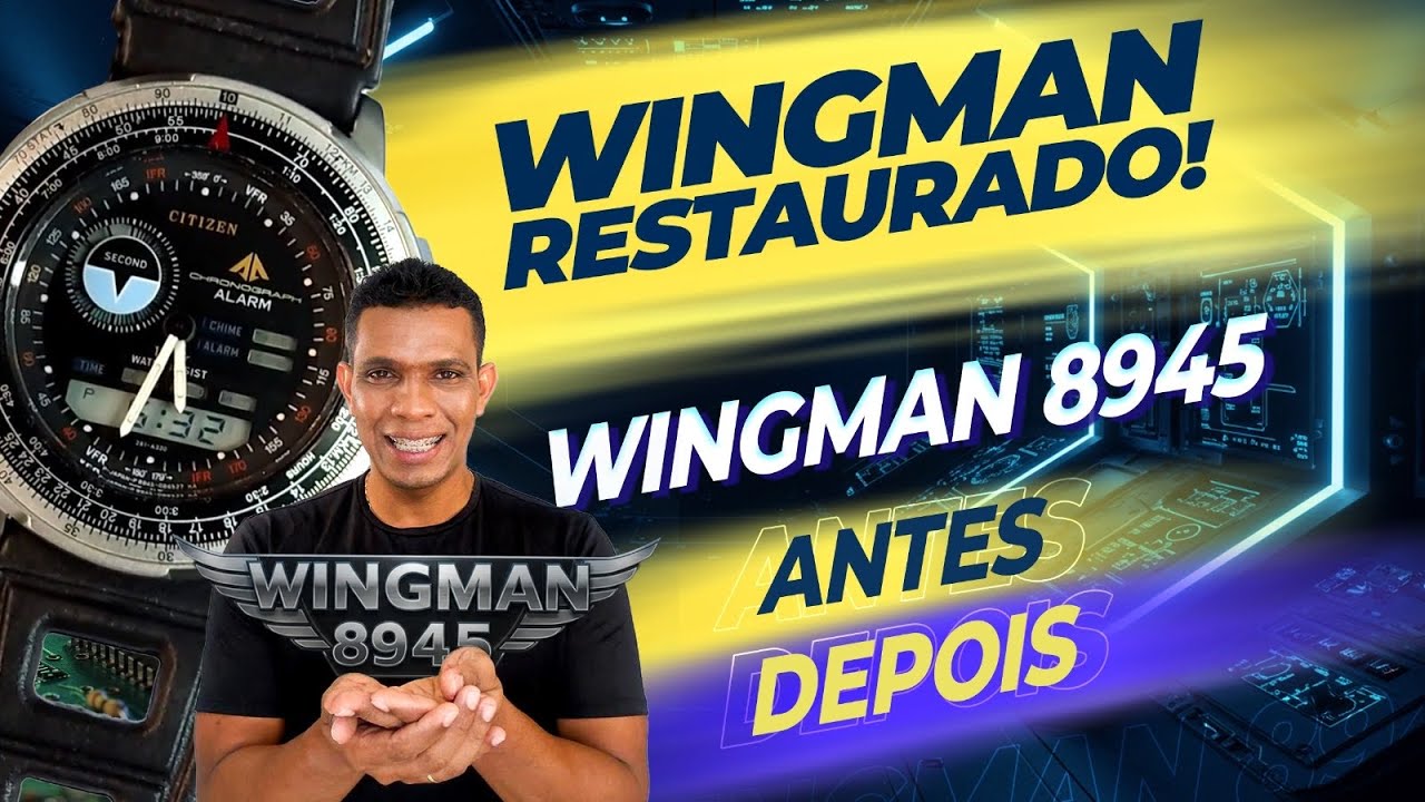CONSERTO DO RELÓGIO CITIZEN WINGMAN 8945 E AJUSTE DE DATA E HORA.  #citizenwatches #watch #relogio