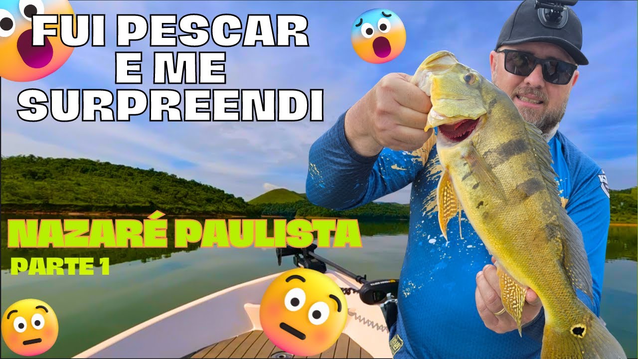 Pescaria de tucunaré na represa de Nazare Paulista. Muitos mas muitos peixes. BFS