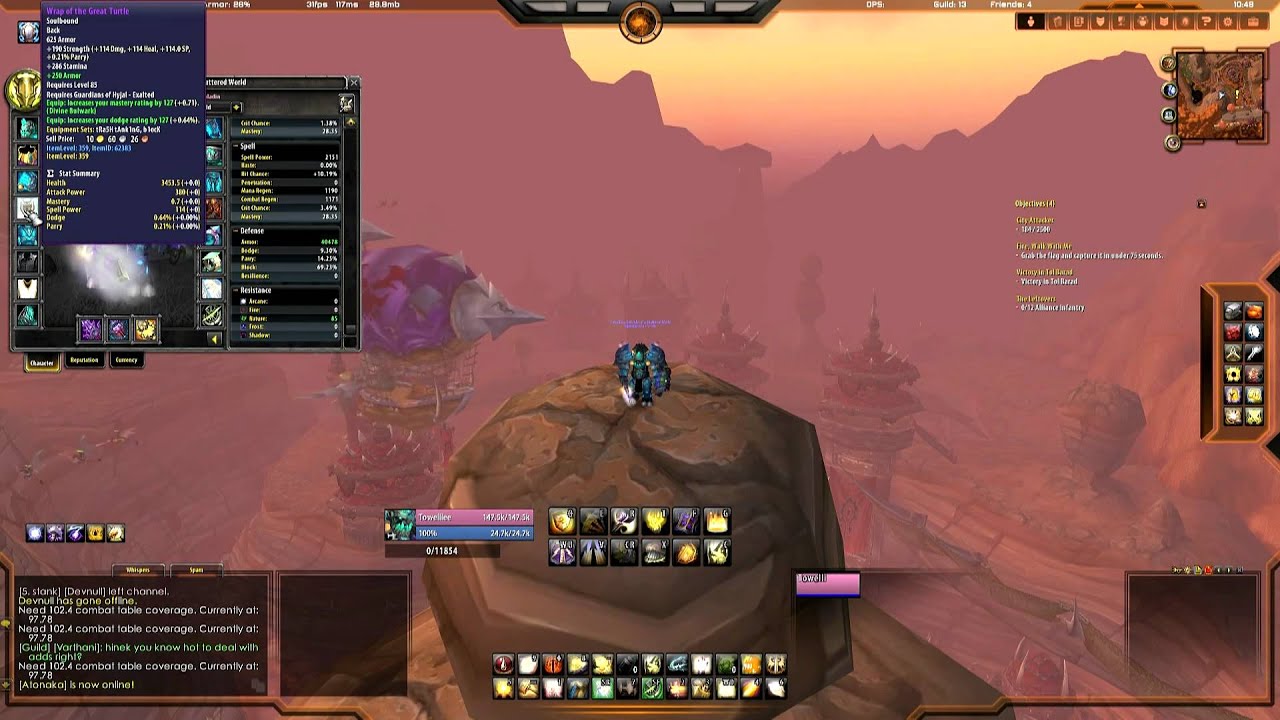▶ World of Warcraft - Unhittable! - Block Cap 102.4% (Protection Paladin) - TGN.TV