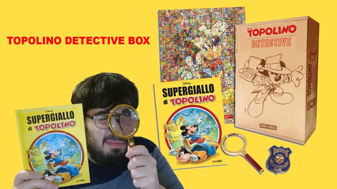 TOPOLINO Detective Box - Torna il Supergiallo di Topolino - Unboxing e chiacchiere!