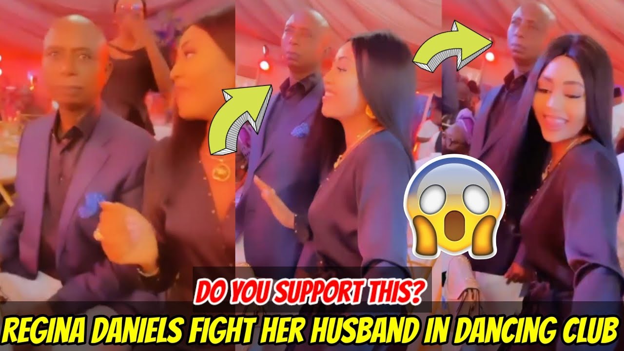 SHOCKING ⛔ Regina Daniels F!GHT her Husband in a Club because of this 😭