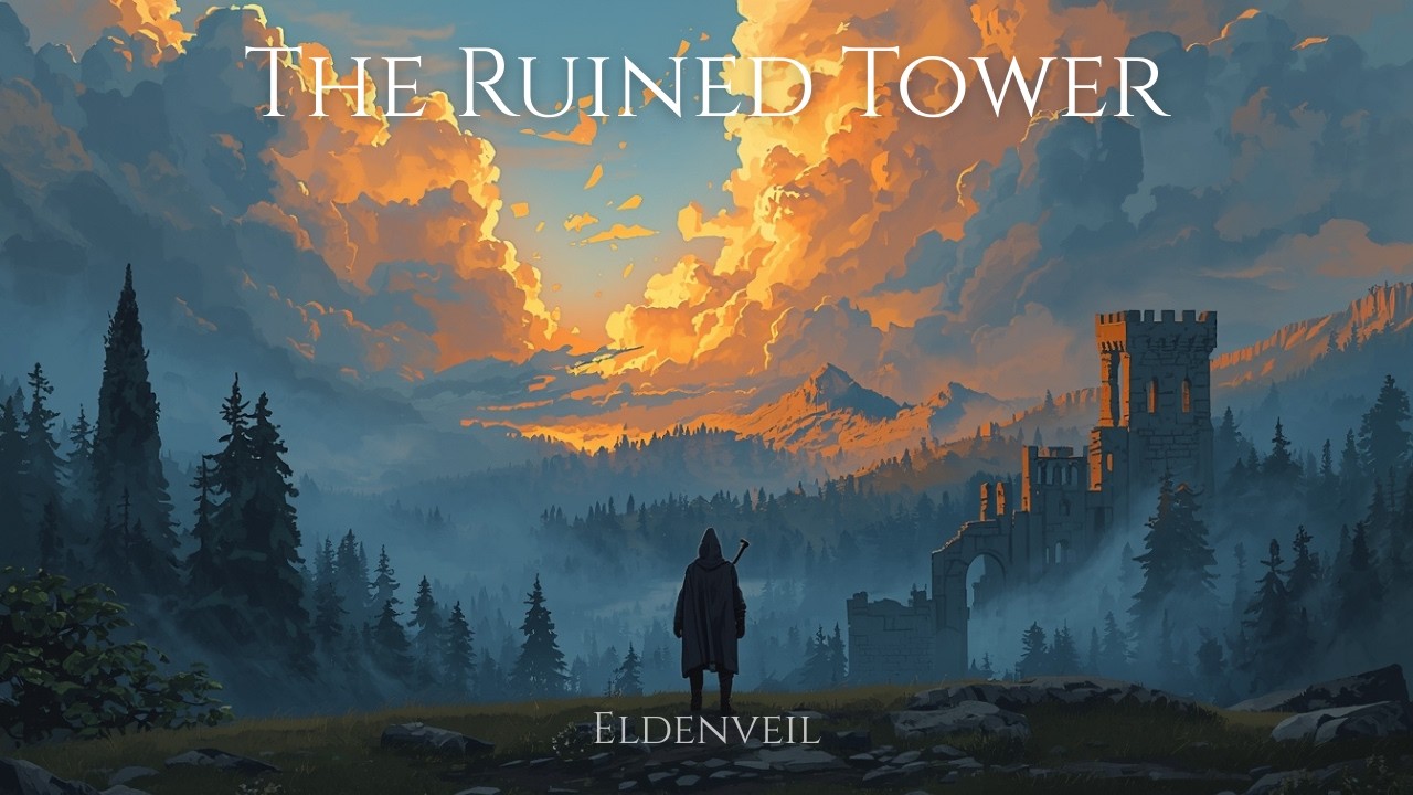 The Ruined Tower | Epic Fantasy Music | Relaxing Orchestral Ambience [No Ads]