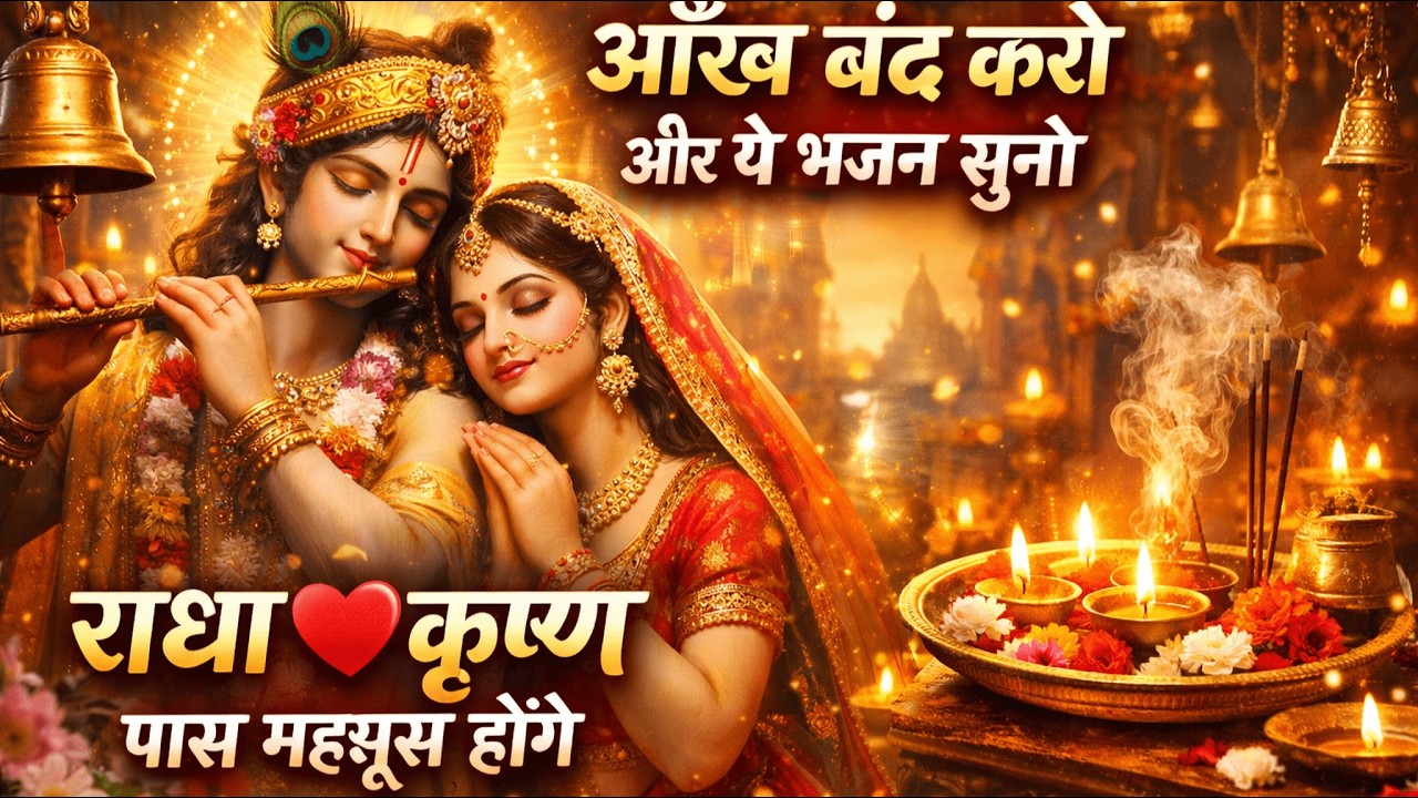 आँख बंद करो और ये भजन सुनो – राधा कृष्ण पास महसूस होंगे