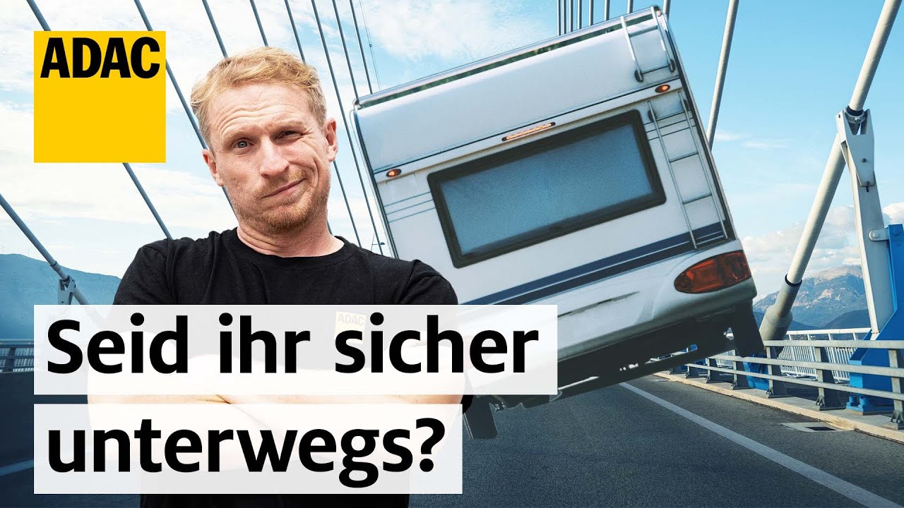 Fahren mit Wohnwagen und Camper: Mit diesen Tipps reist ihr sicher | ADAC & PiNCAMP