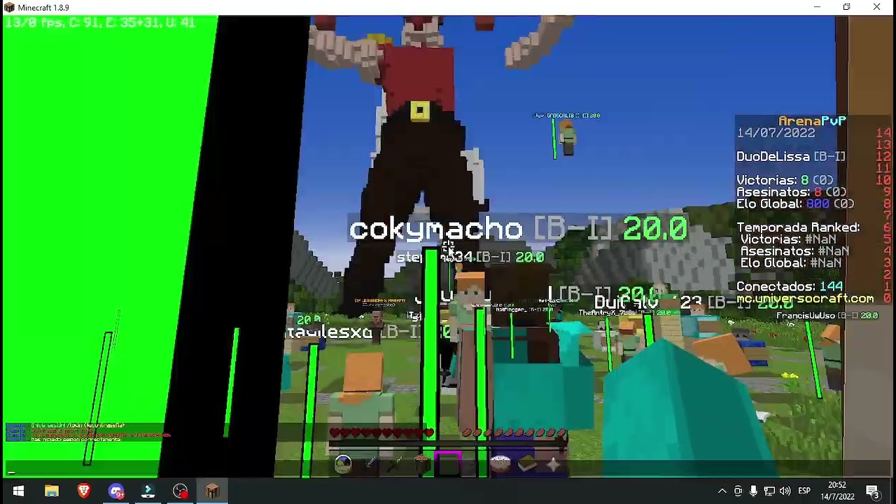 Raven Ghostclient Para Universocraft.