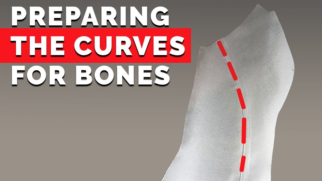 Preparing the Curves for Bones | How to Sew a Corset
