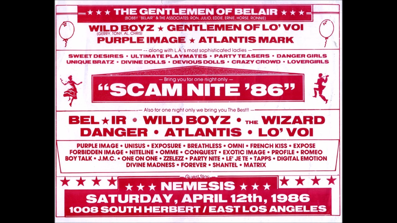 HIGH ENERGY DISCO NIGHT CLUB MIX & 80'S PARTY FLYERS S.G.V & L.A.. ((MIX BY DJ LOUIS))