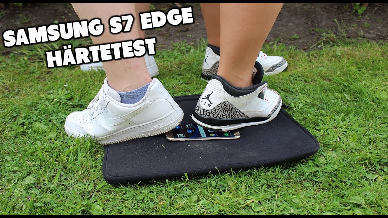 SAMSUNG S7 Edge Härtetest mit Kimbo, Joiz, Laura, Anna, Inka & Jana