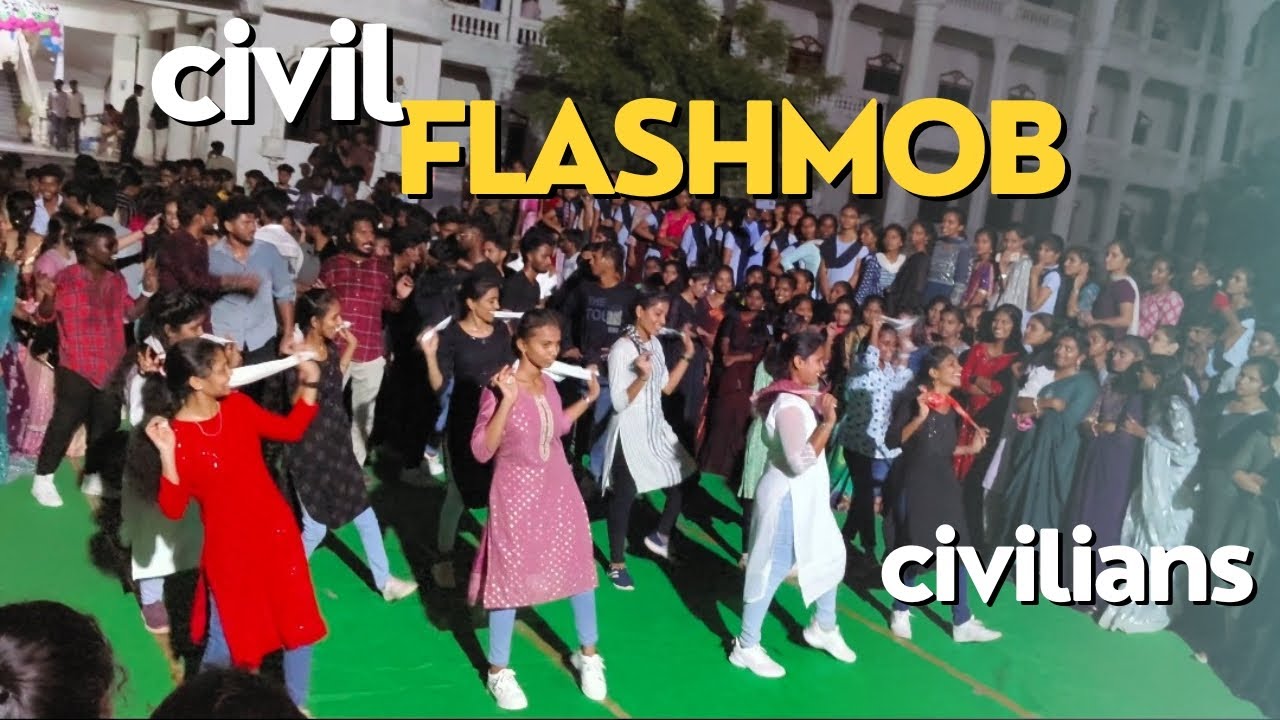 ||Civil flashmob|| ||Rgukt Ongole||#dance #orante2k24 #collegefest #rguktongole#rguktiiit #flashmob