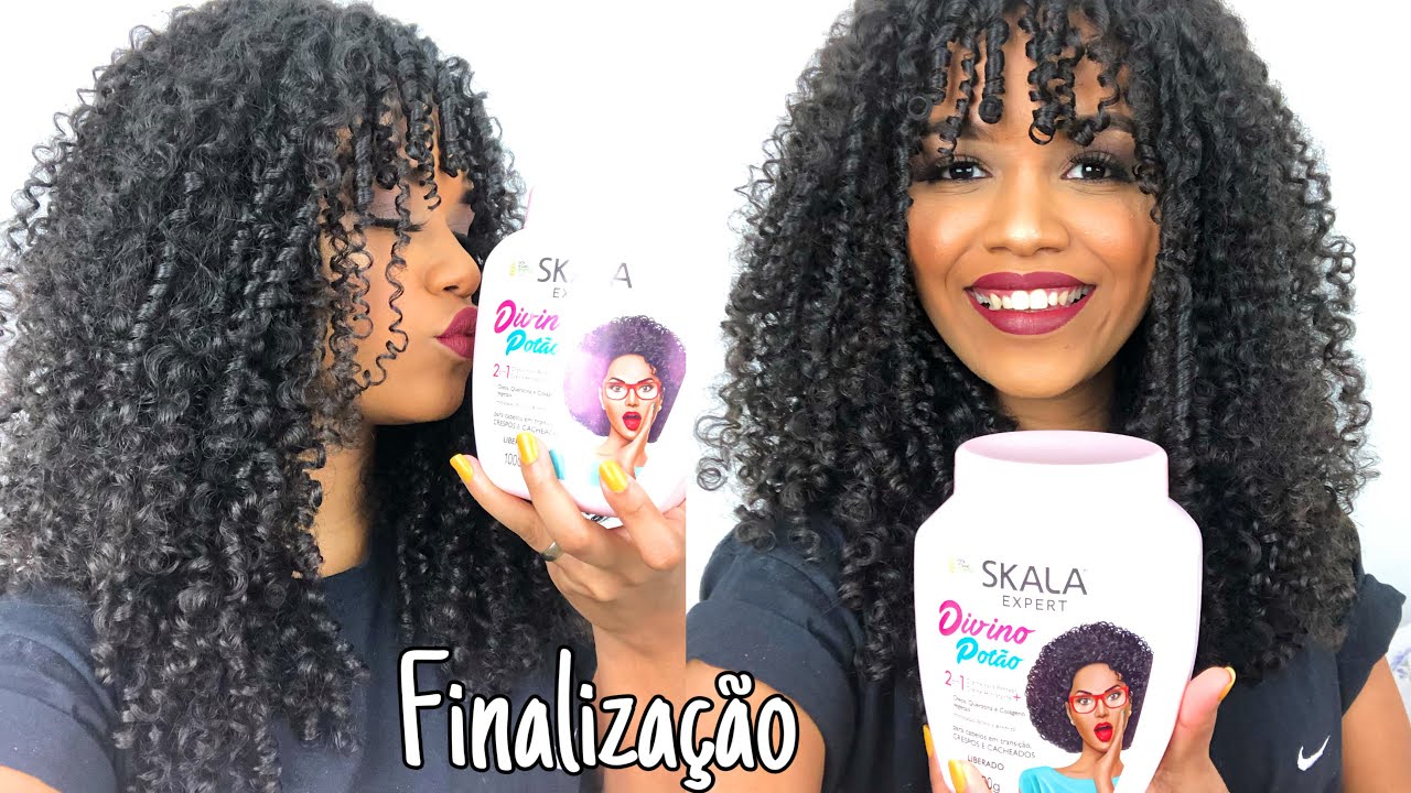 FINALIZAÇÃO COM O CREME SKALA DIVINO POTÃO( Vegano/ No/ Low Poo)