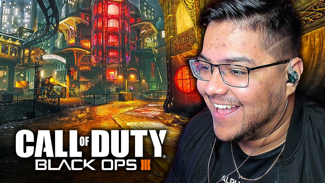 SHADOWS OF EVIL com EASTER EGG COMPLETO no ZOMBIES BLACK OPS 3
