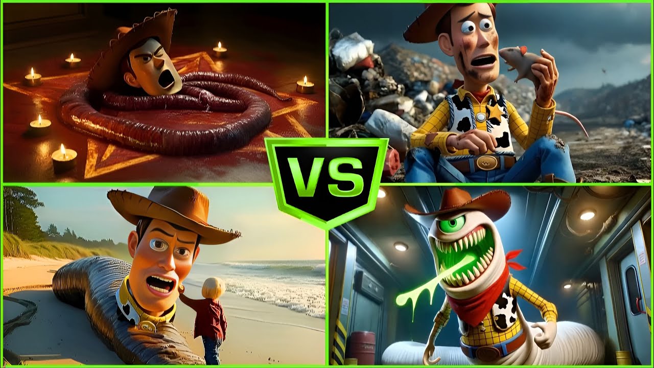 Woody Monster vs Woody Exe vs Woody Eater vs Woody Exe