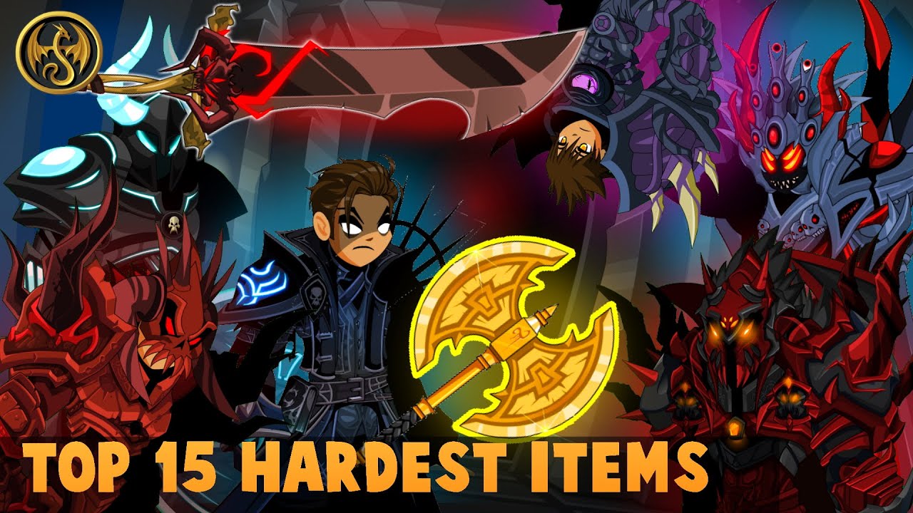 AQW but I get the 15 hardest items in one video... (ft. LR, AFDL, SDKA, ENNH, YnR and more!)