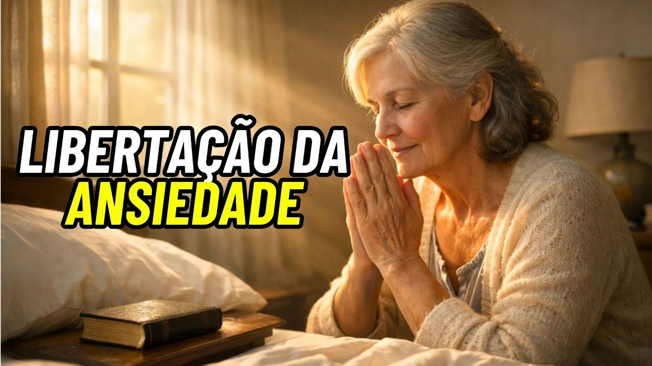ORAÇÃO PODEROSA PARA LIBERTAÇÃO DA ANSIEDADE 🙏 Cura da Mente, Paz no Coração e Descanso Imediato