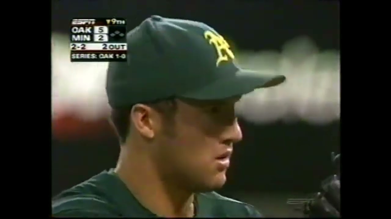 2006 MLB Postseason ALDS GAME 2 OAK vs MIN Huston Street後援逐球 MAX94MPH