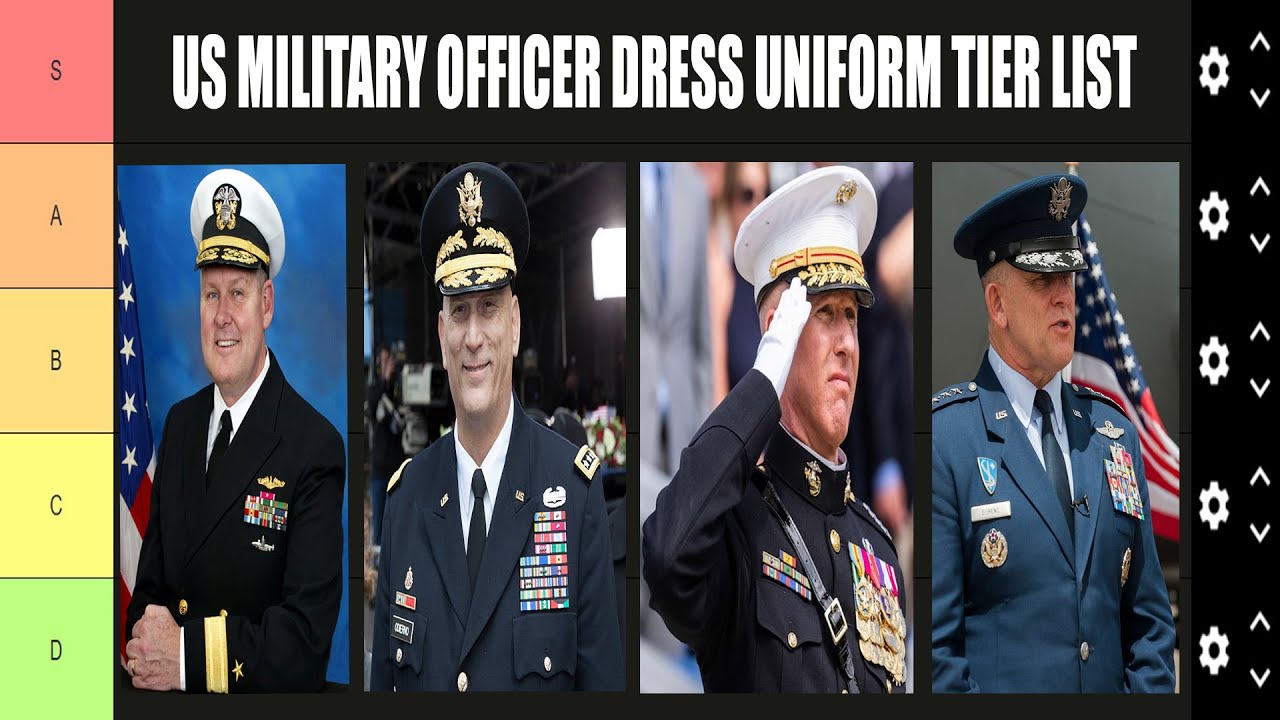 Список категорий парадной формы офицеров армии США