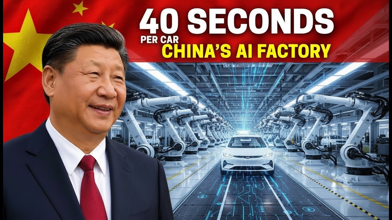 China's New Robot Factory Builds a Car Every 40 Seconds With Zero Human Workers
