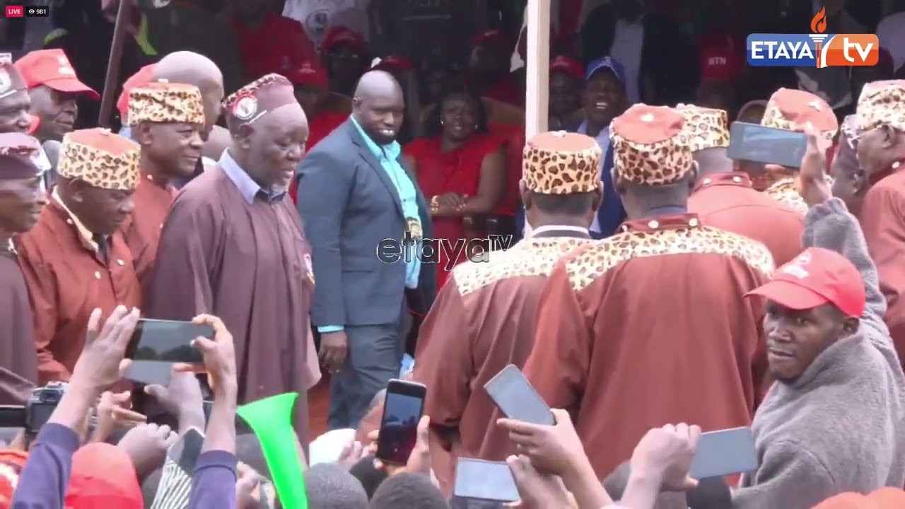 Dr. Matiang'i's coronation ceremony by Gusii Council of Elders at Ekerenyo Grounds #etayadigital