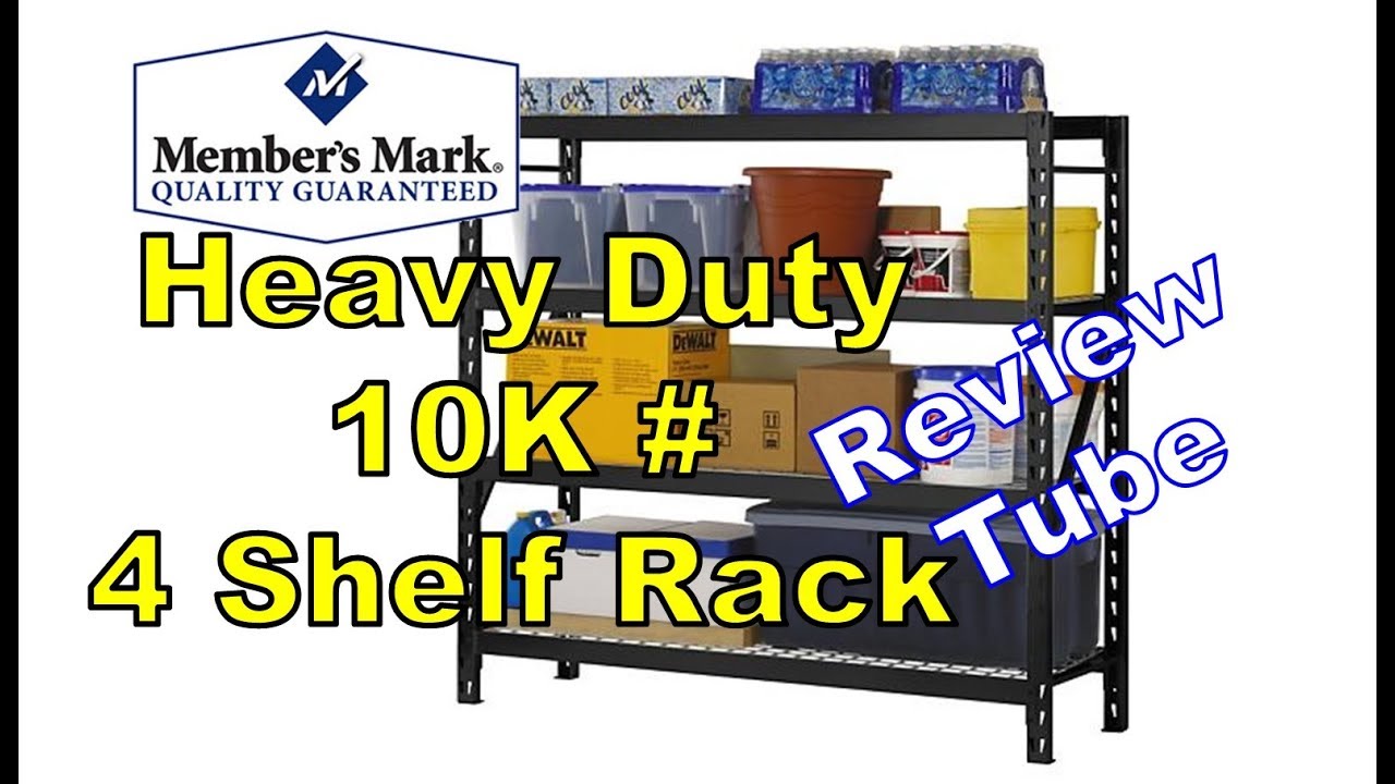 Member's Mark Heavy Duty Industrial 10K# Capacity 4 Shelf Rack