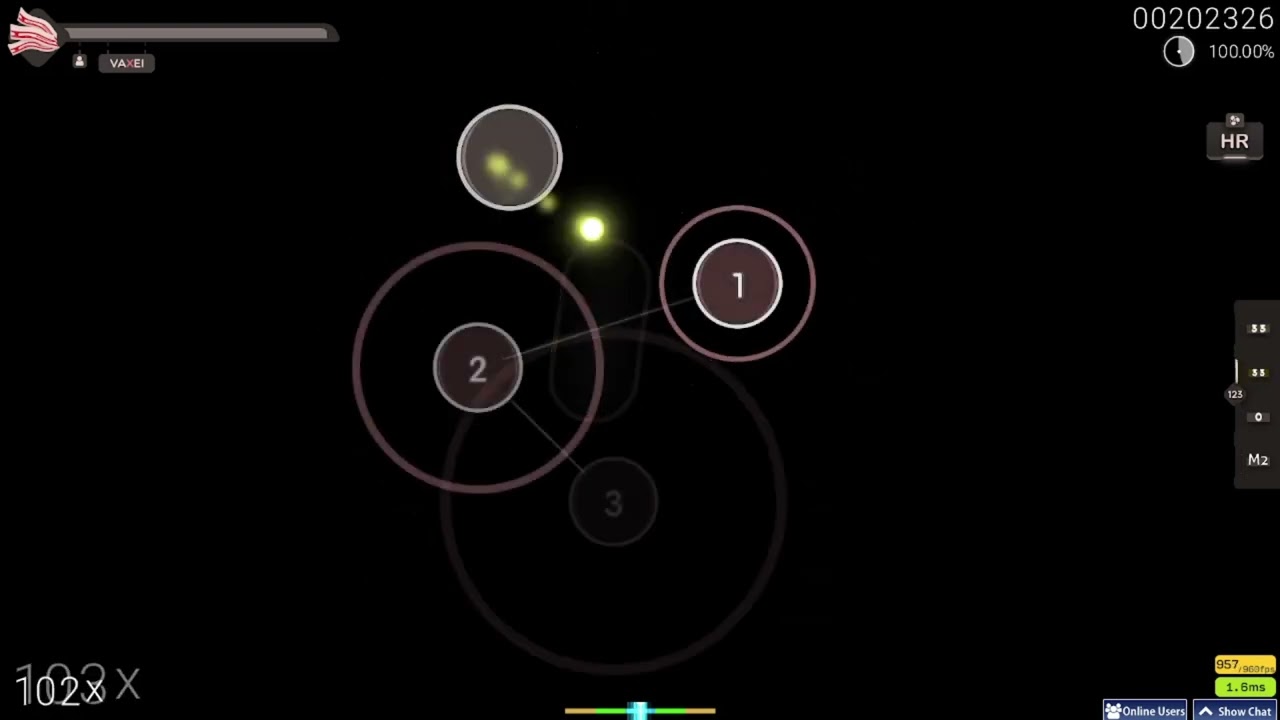 osu! 6 digit gets their best score with HR!