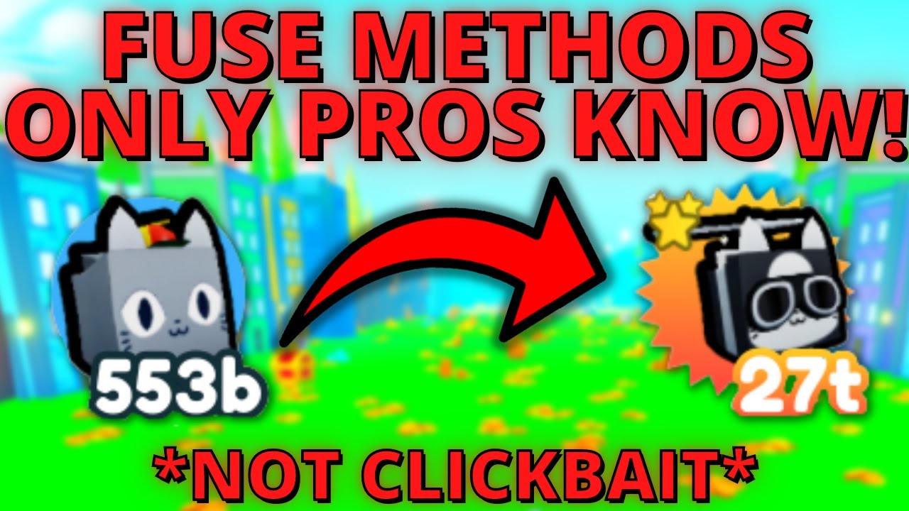 New *BEST* Fuse Methods on Pet Simulator X Cat World Update (Roblox)