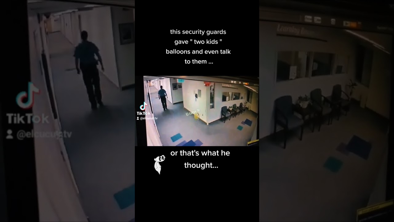 security guard talks to ghosts