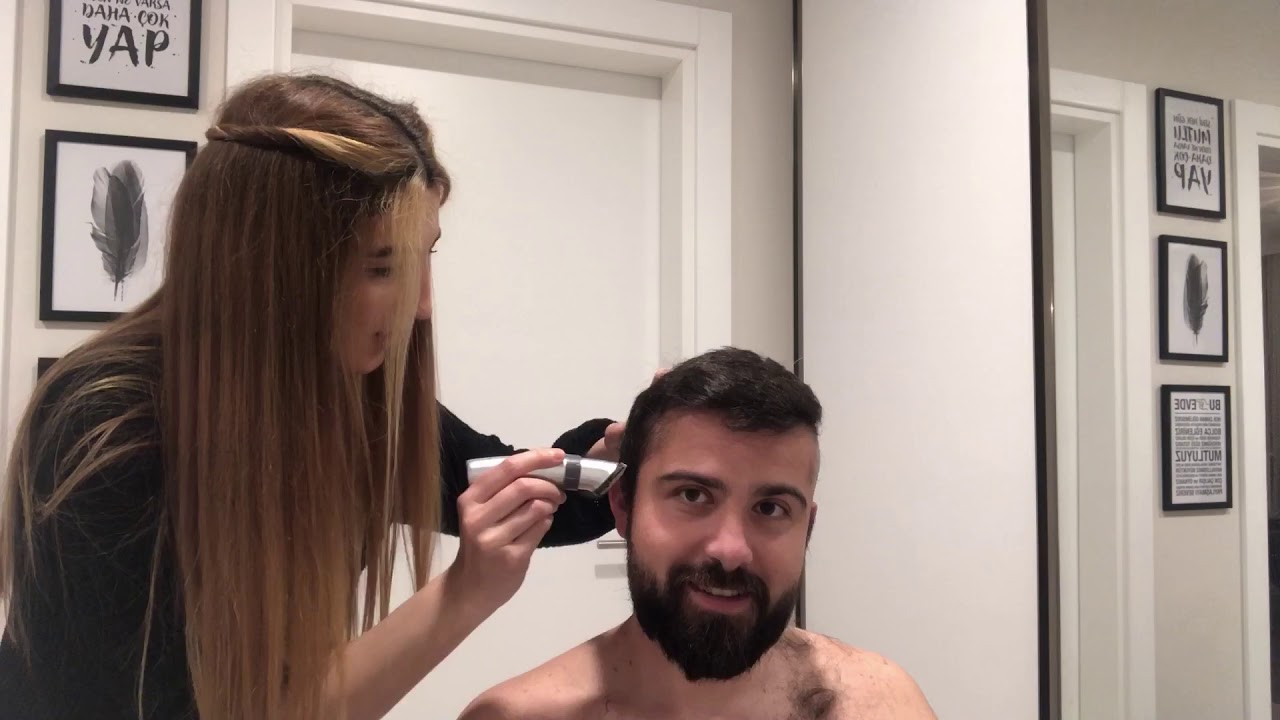Kocamın saçlarını sıfır yaptık !! Saç nasıl kesilir!! 
