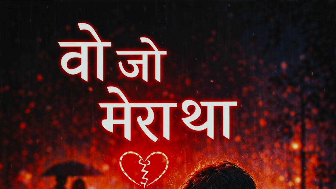 Wo Jo Mera Tha | Emotional Heart Touching Sad Song | Broken 💔 Heart Sad Song | Love Forever 2026