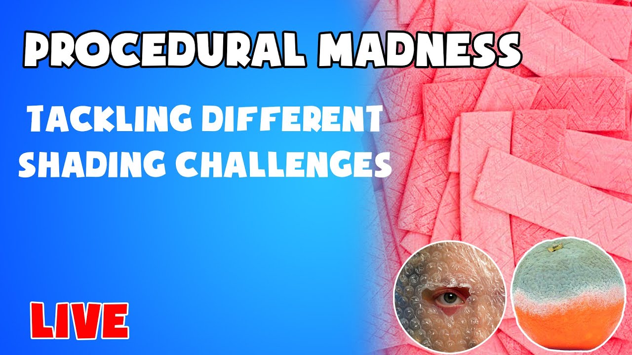 Procedural Shading Challenges - Tackling the madness