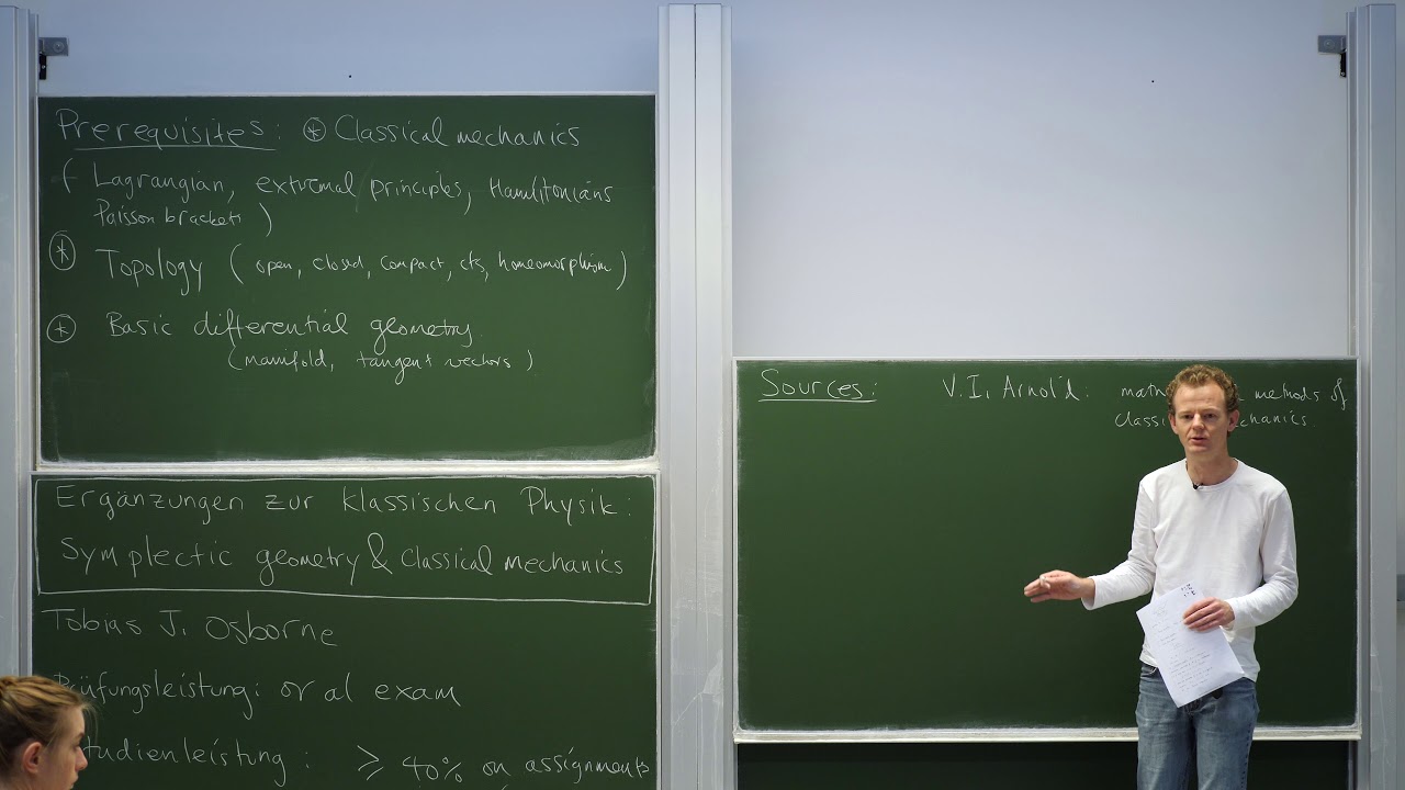 Symplectic geometry & classical mechanics, Lecture 1