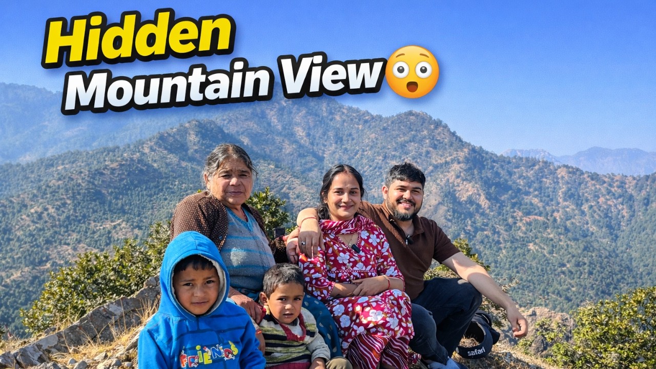😱 Uttarakhand Trekking Vlog 🏔️ | Exploring Hidden Mountain View