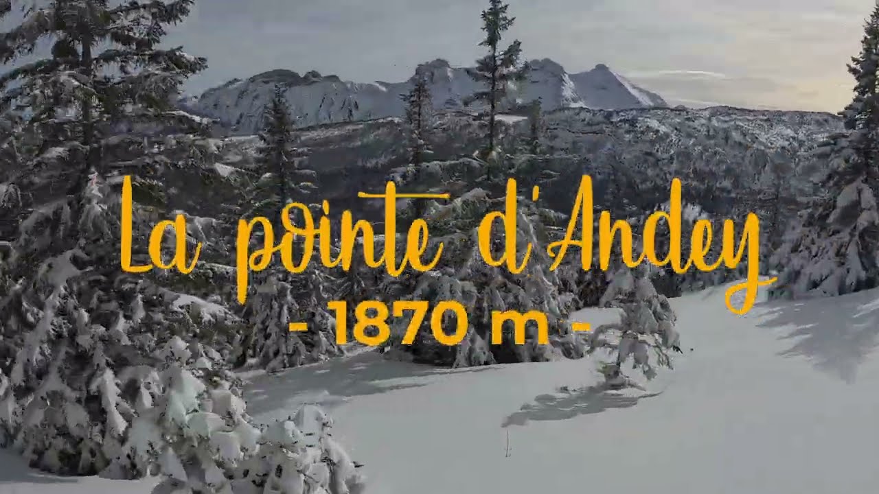 Pointe d'Andey en Splitboard