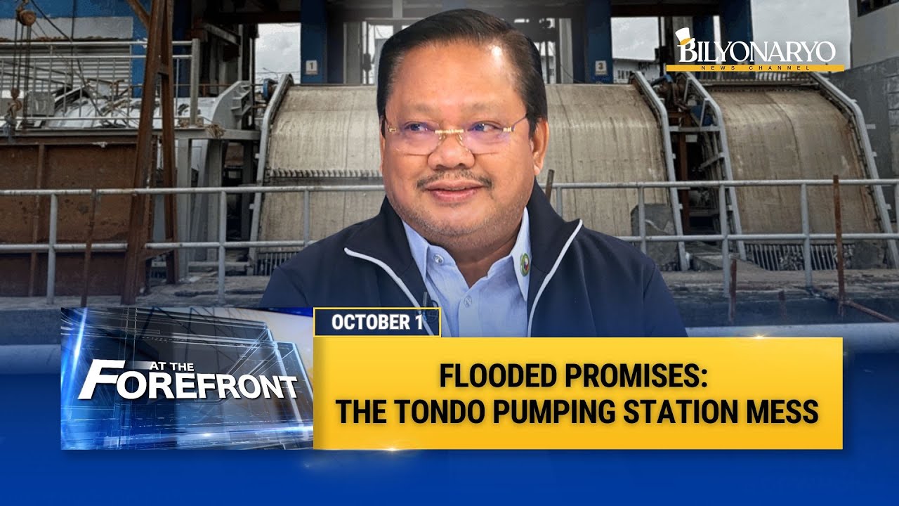 At The Forefront: Flooded Promises: Tondo&rsquo;s ₱774-M Pumping Station Failure | Rep. Rolan Valeriano