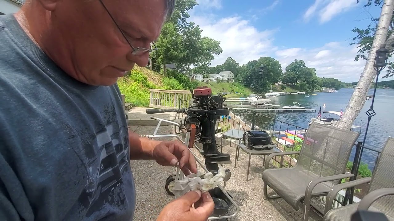 1962 Mercury 250 25hp pulling apart for impeller replacement
