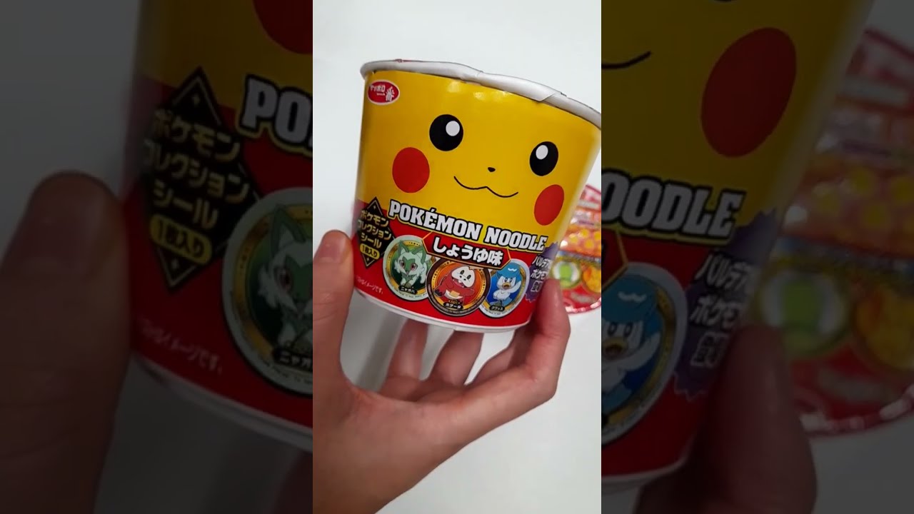 Pok&eacute;mon noodles!!!! #cupnoodle #instantramen #ramen #buldak #noodles #buldakramen #viral #pikachu