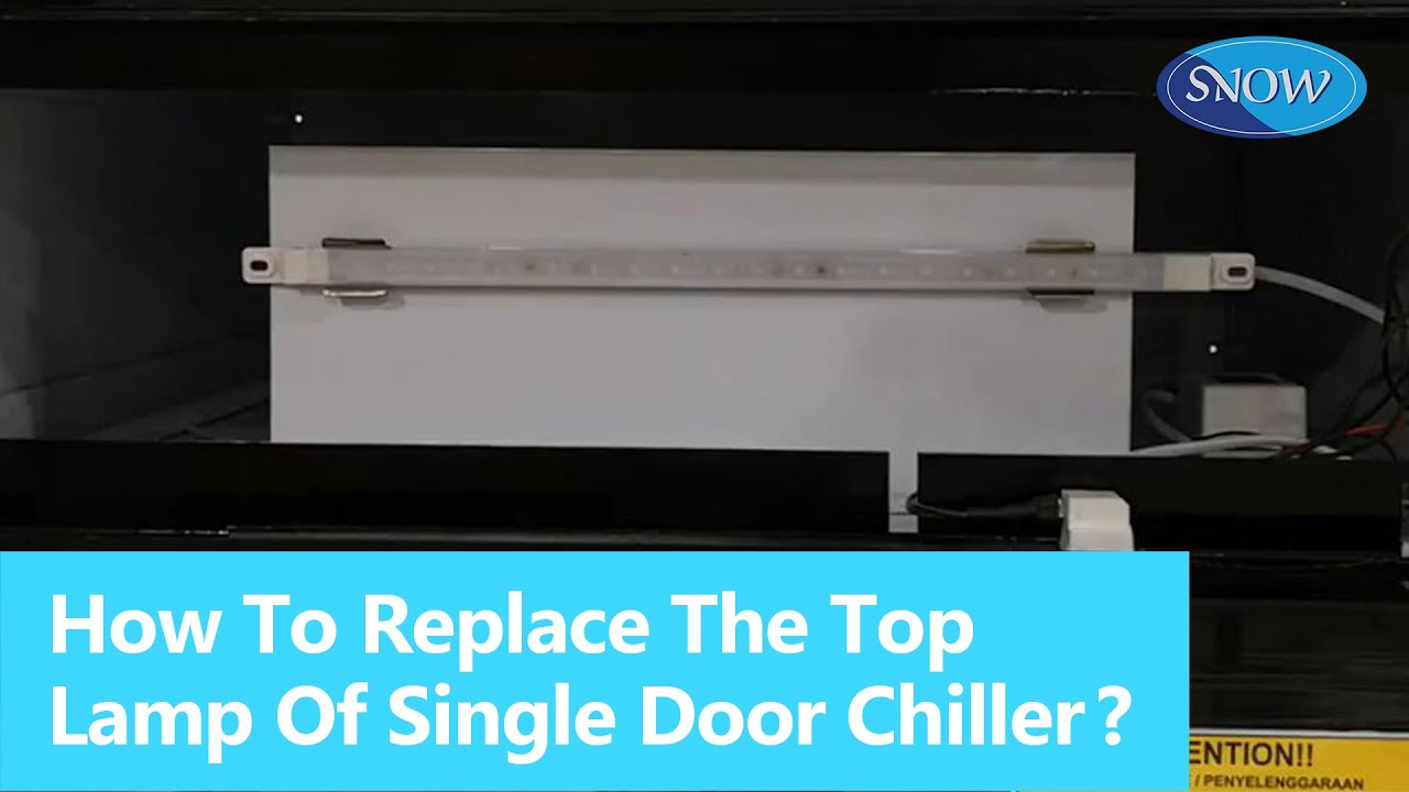 Snow | How to replace the top lamp of the Single Door Chiller (LY-380F/ LY380FB)?