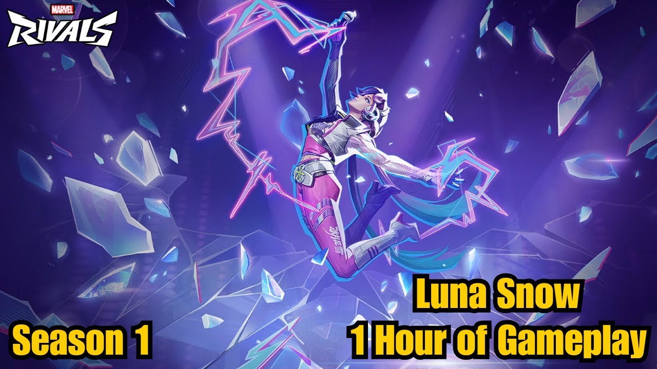 Luna Snow 1 Hour of Gameplay | Marvel Rivals | Season 1